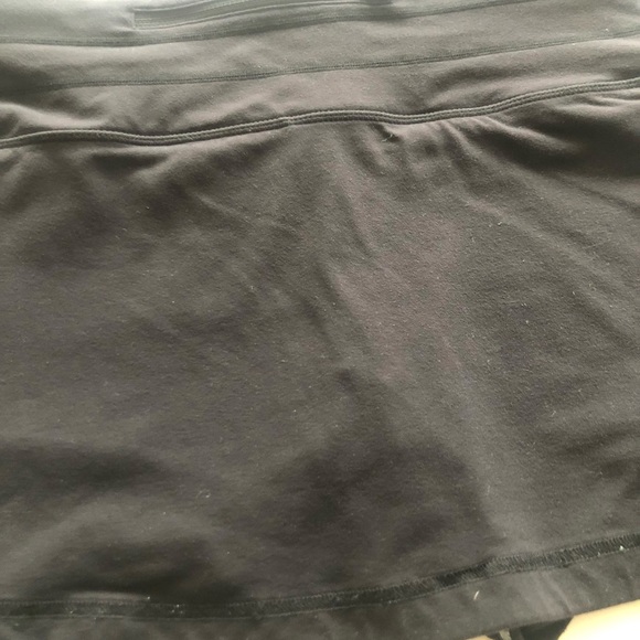 Athleta Black Tennis Running Skirt With Shorts - Picture 5 of 7